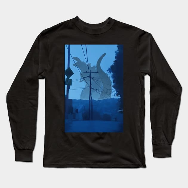 kaiju Long Sleeve T-Shirt by harayamanawari